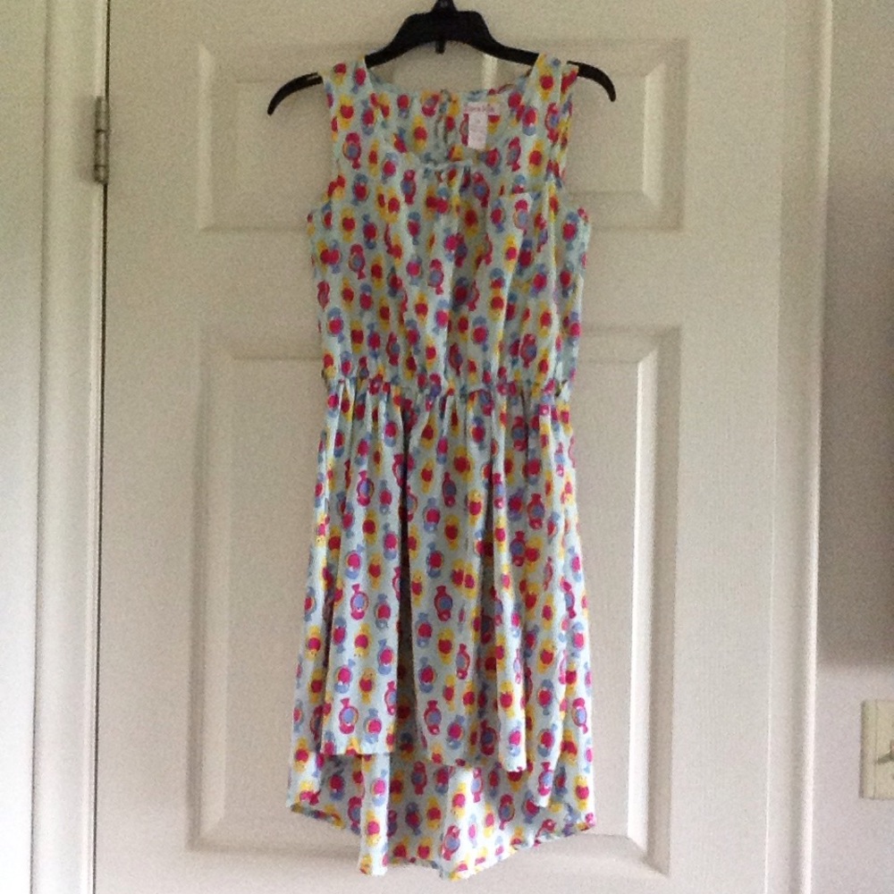 Adorable kids tropical bird dress